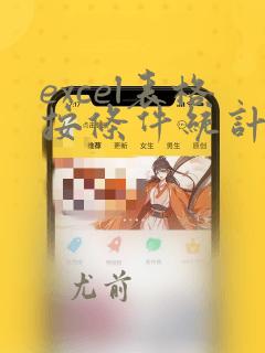 excel表格按条件统计个数