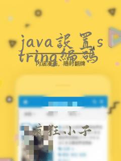 java设置string编码
