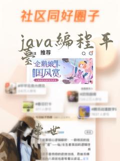 java编程平台