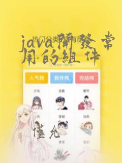 java开发常用的组件