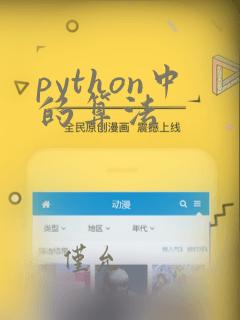 python中的算法