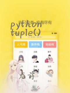 python tuple()