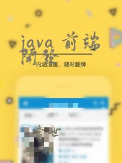 java 前端开发