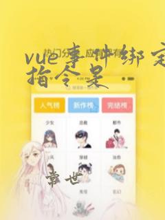 vue事件绑定指令是