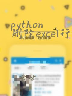 python 删除excel行