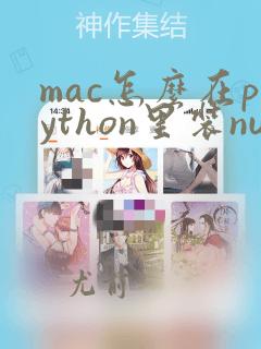 mac怎么在python里装numpy库