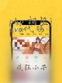 php 调用java代码