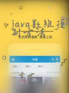 java数组复制方法