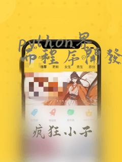 python界面程序开发
