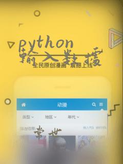 python 输入数据
