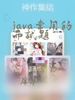 java常用的面试题