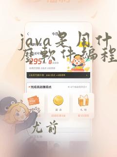 java是用什么软件编程