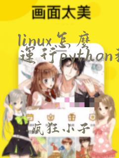linux怎么运行python程序