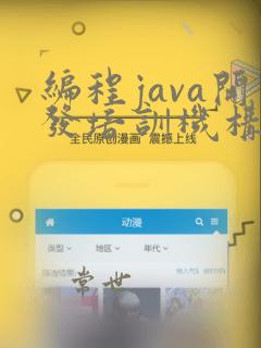 编程java开发培训机构