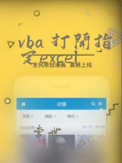 vba 打开指定excel