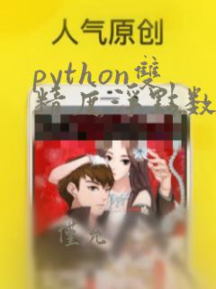 python双精度浮点数
