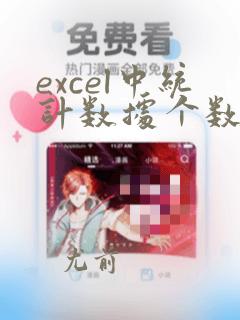 excel中统计数据个数的函数
