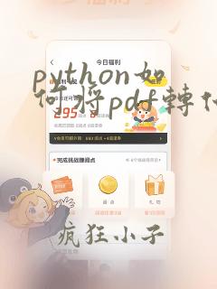 python如何将pdf转化为excel