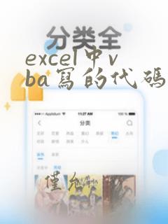 excel中vba写的代码不见了
