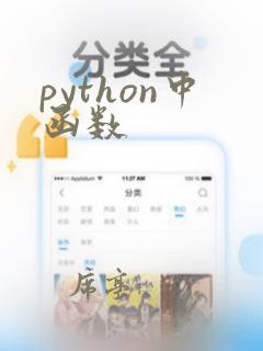 python中函数