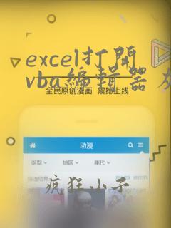 excel打开vba编辑器灰色