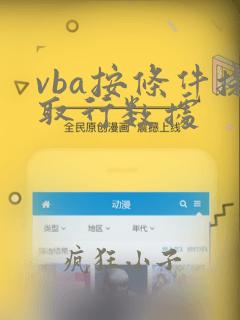 vba按条件提取行数据