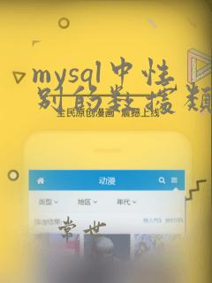 mysql中性别的数据类型