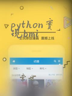 python实现bmi