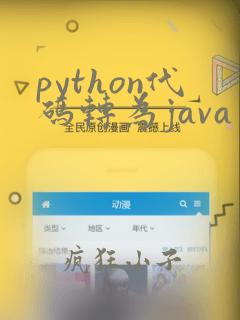 python代码转为java