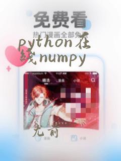 python在线numpy