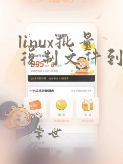 linux批量复制文件到另一个文件夹