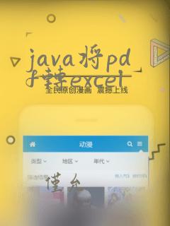 java将pdf转excel