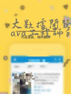 大数据开发和java工程师的去吧