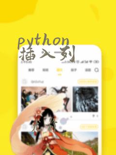 python 插入列