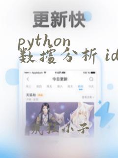 python 数据分析 ide