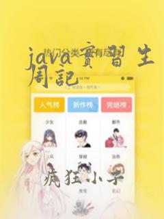java实习生周记