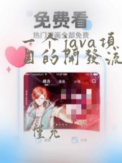 一个java项目的开发流程