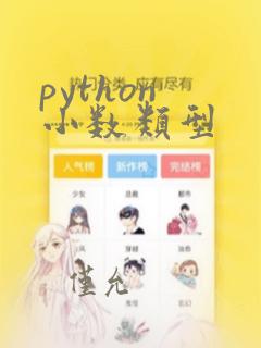 python 小数类型