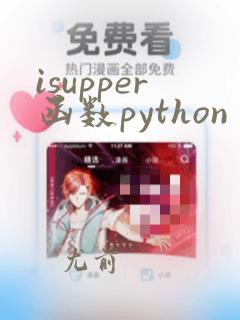 isupper函数python