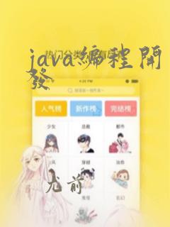 java编程开发