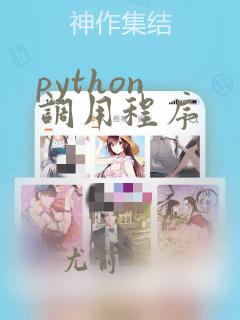 python 调用程序