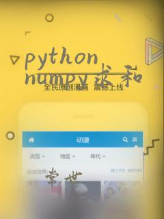 python numpy求和