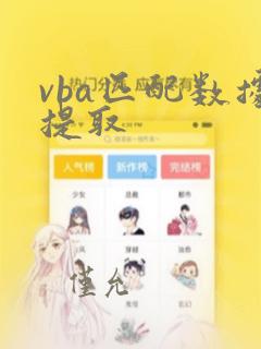 vba匹配数据提取