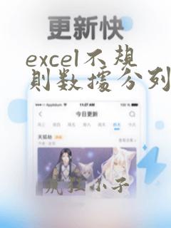 excel不规则数据分列函数