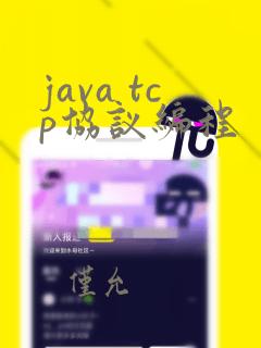 java tcp协议编程