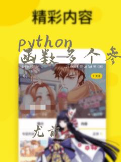 python 函数多个参数