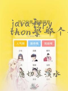 java和python学哪个好