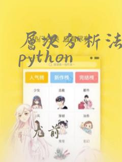 层次分析法代码python