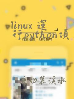 linux 运行python项目
