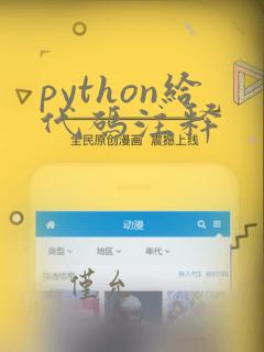 python给代码注释